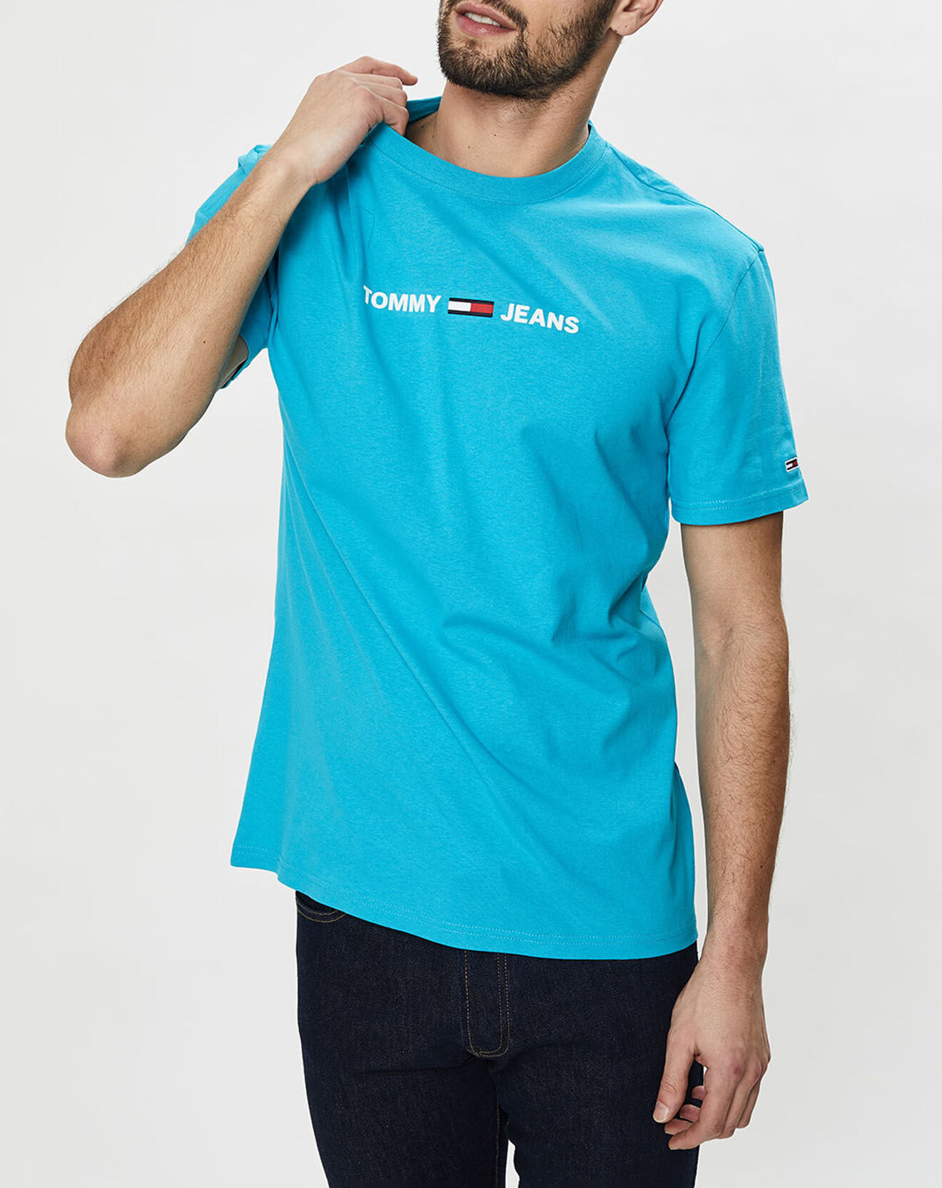 Tommy Jeans T-Shirt basique turquoise