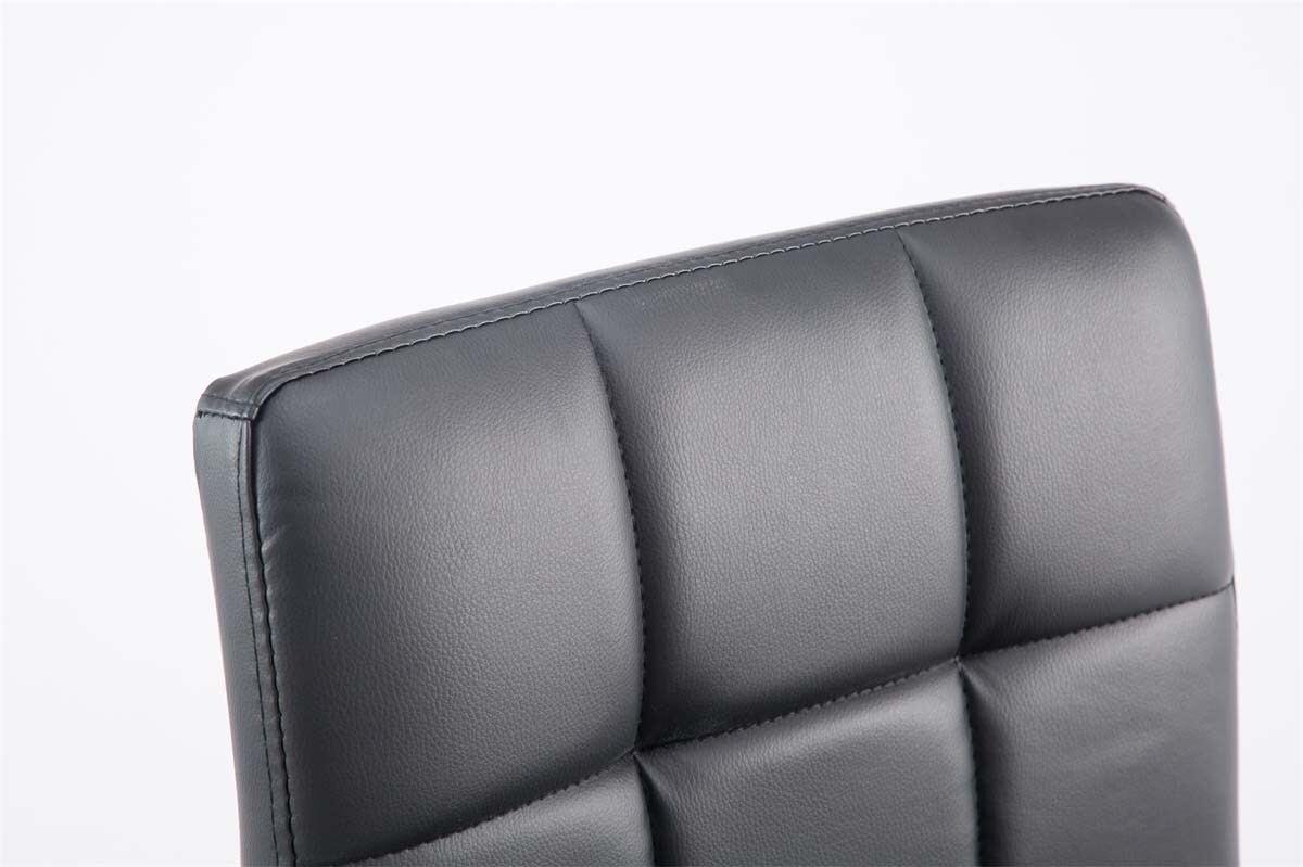 CLP Drehstuhl Palma V2 Mit Hochwertiger Polsterung Und Kunstlederbezug I Höhenverstellbarer Esszimmerstuhl Mit Metallgestell In Chrom-Optik