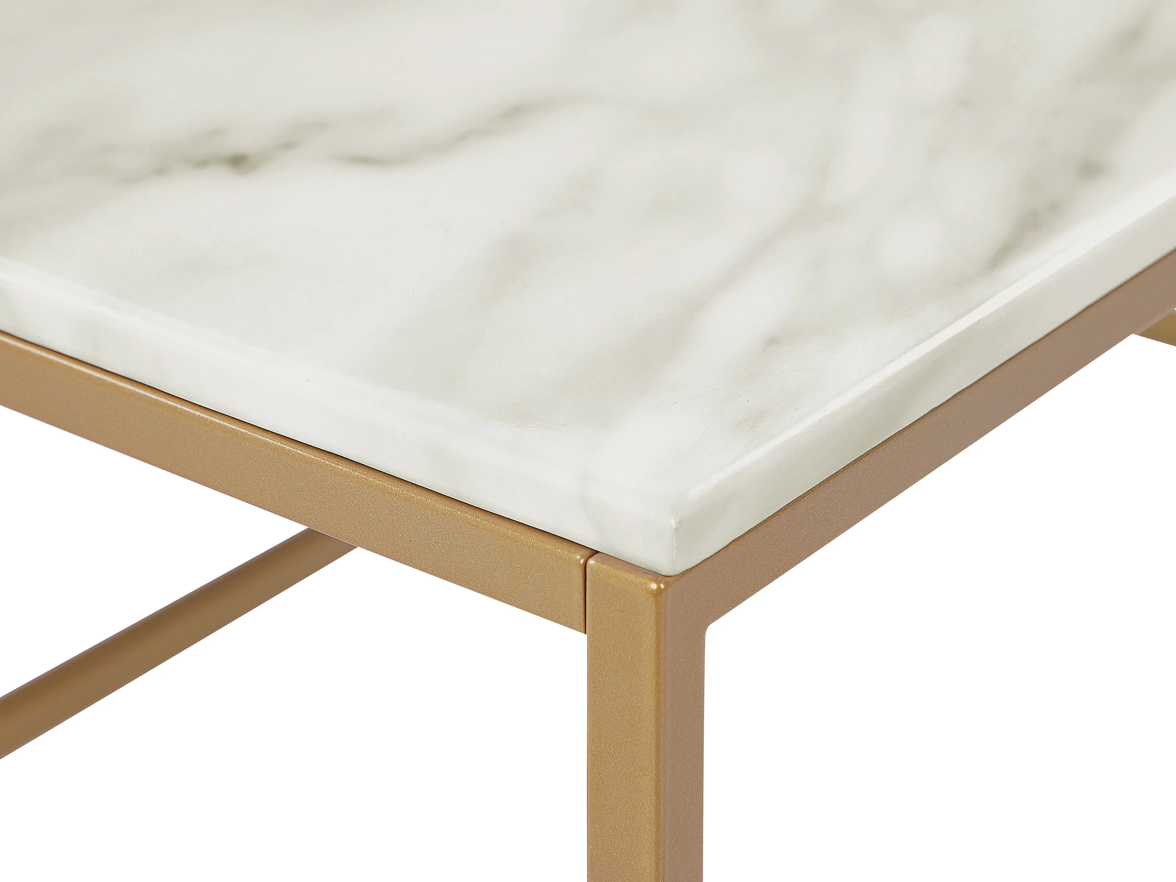 Salontafel DELANO Marmer/goud