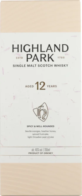 HIGHLAND PARK 12 YEARS SINGLE MALT 70CL