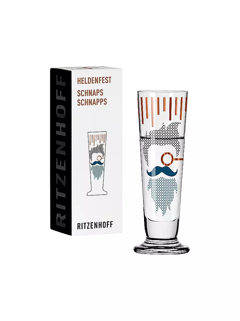 RITZENHOFF Heldenfest Schnapsglas 2022 #10 Christine Kordes bunt