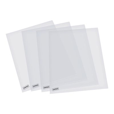 Oxford - 10 Etuis simples A4 - PVC 15/100e Incolore