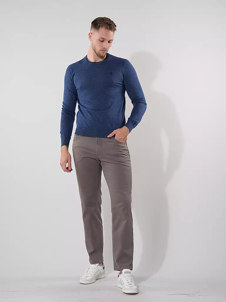 POLO RALPH LAUREN Pullover Slim Fit hellblau