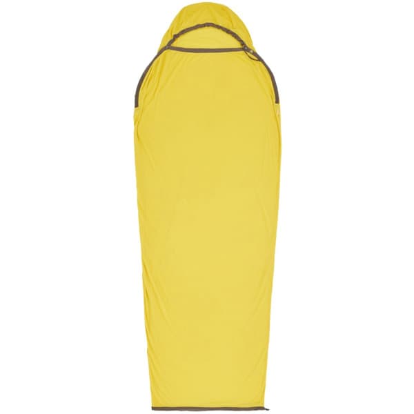Drap sac de couchage SEA TO SUMMIT SEA TO SUMMIT REACTOR SLEEPING BAG LINER MUMMY W/ DRAWCORD STANDARD YELLOW