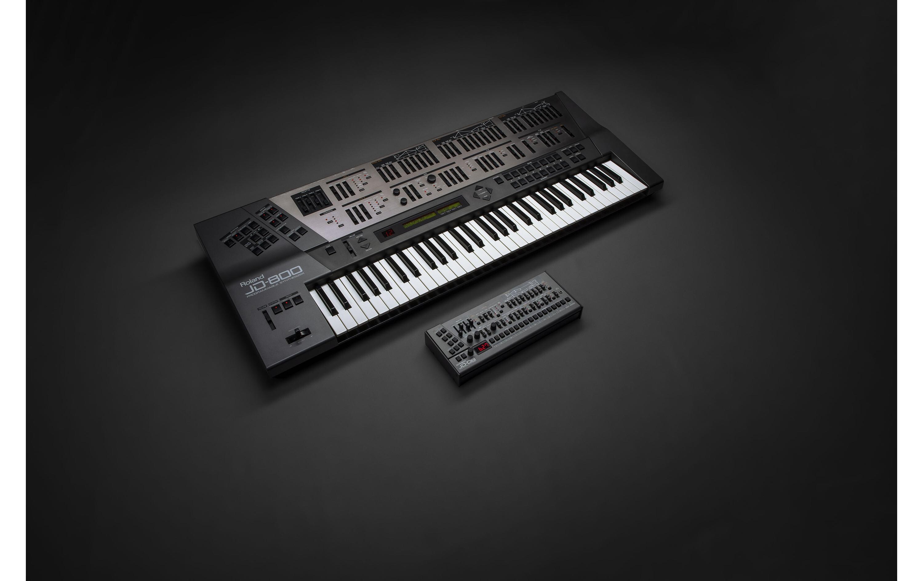 Synthesizer JD-08<br>Moderne Wellenformen des JD-800 mit fortschrittlicher Modelling-Technologie