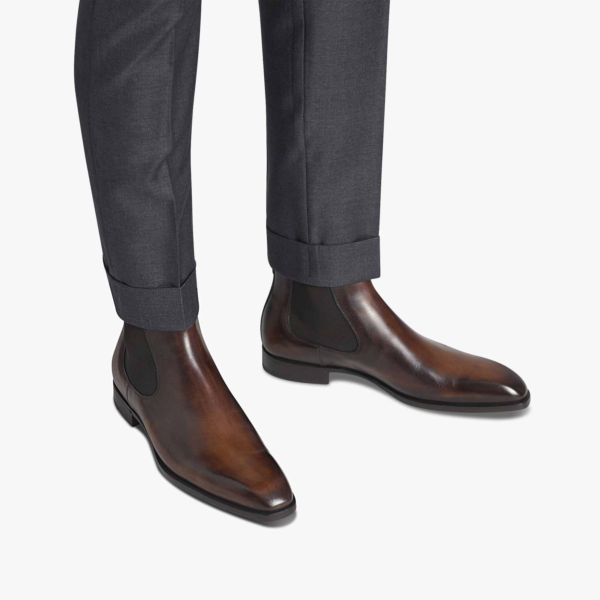 Bottine Caractère Capri En Cuir