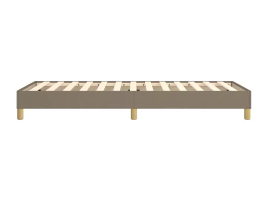 Sommier à ressorts de lit Taupe 90x190 cm Tissu