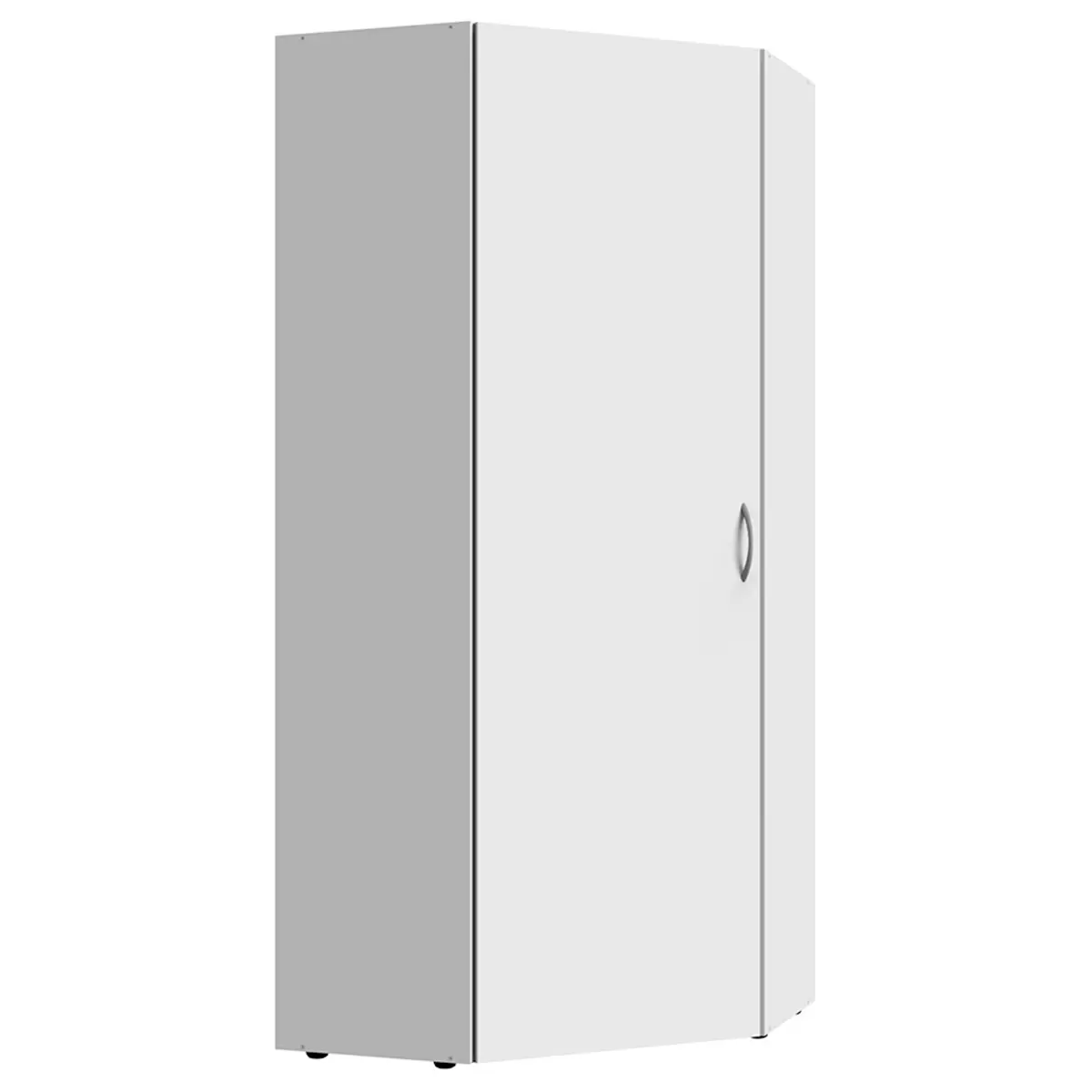 Mehrzweck-Eckschrank 1-trg. MRK weiss