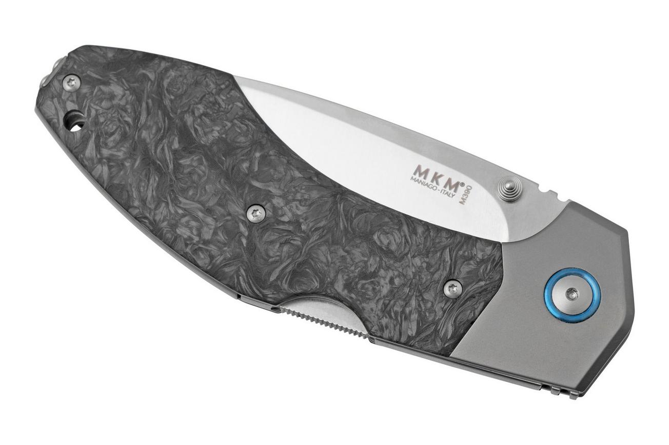 MKM Hero Stonewashed Carbonfiber, Titanium Bolsters, zakmes