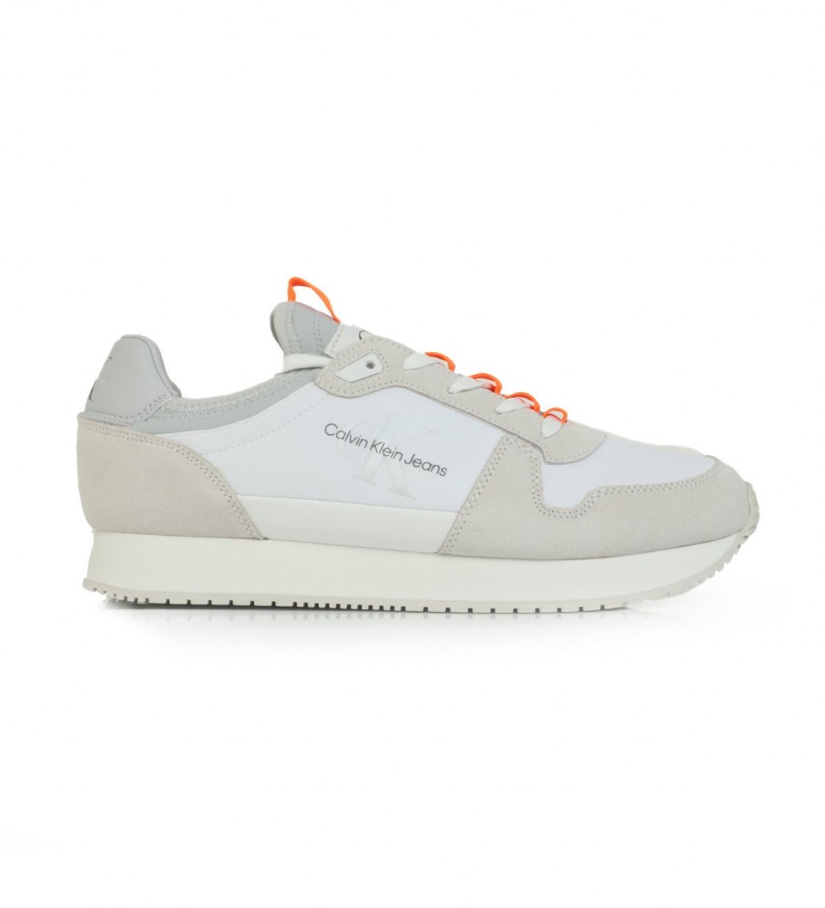 Tênis Calvin Klein Jeans de nylon reciclado branco