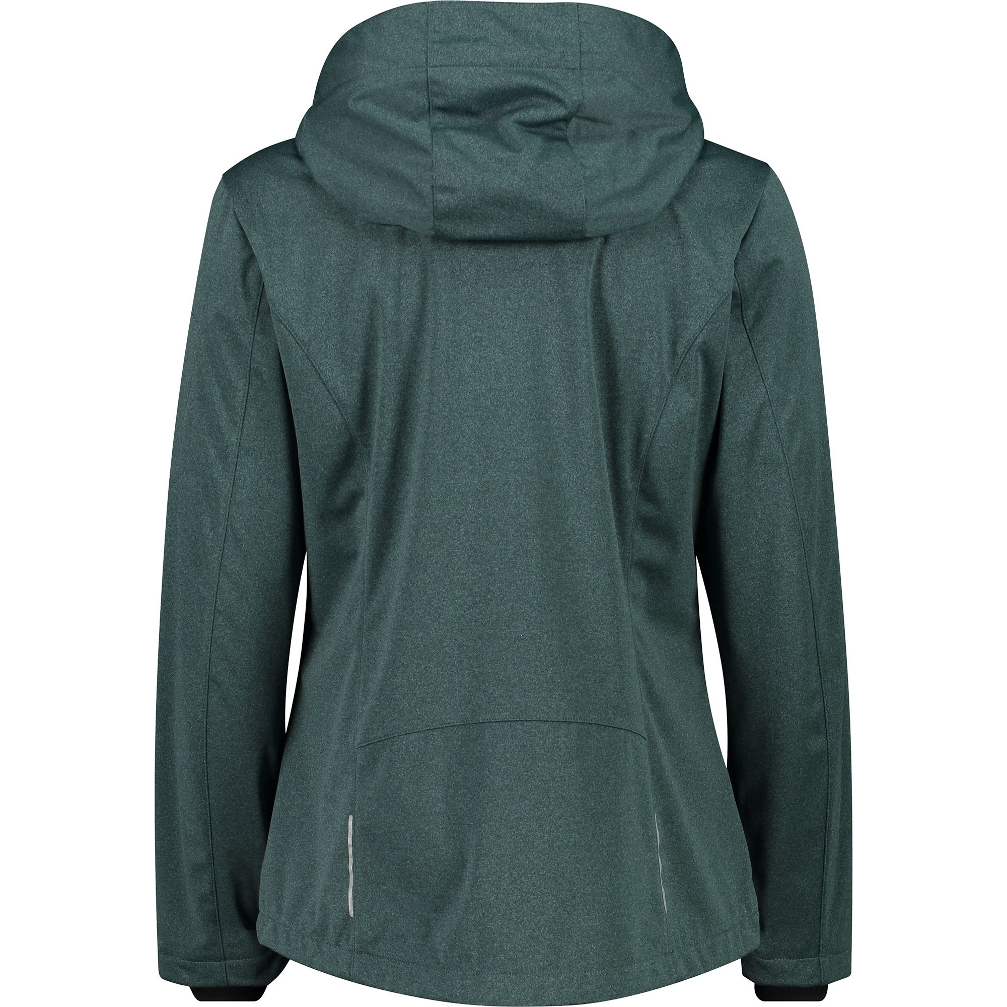 CMP Zip Hood Softshelljacke Damen darker agave