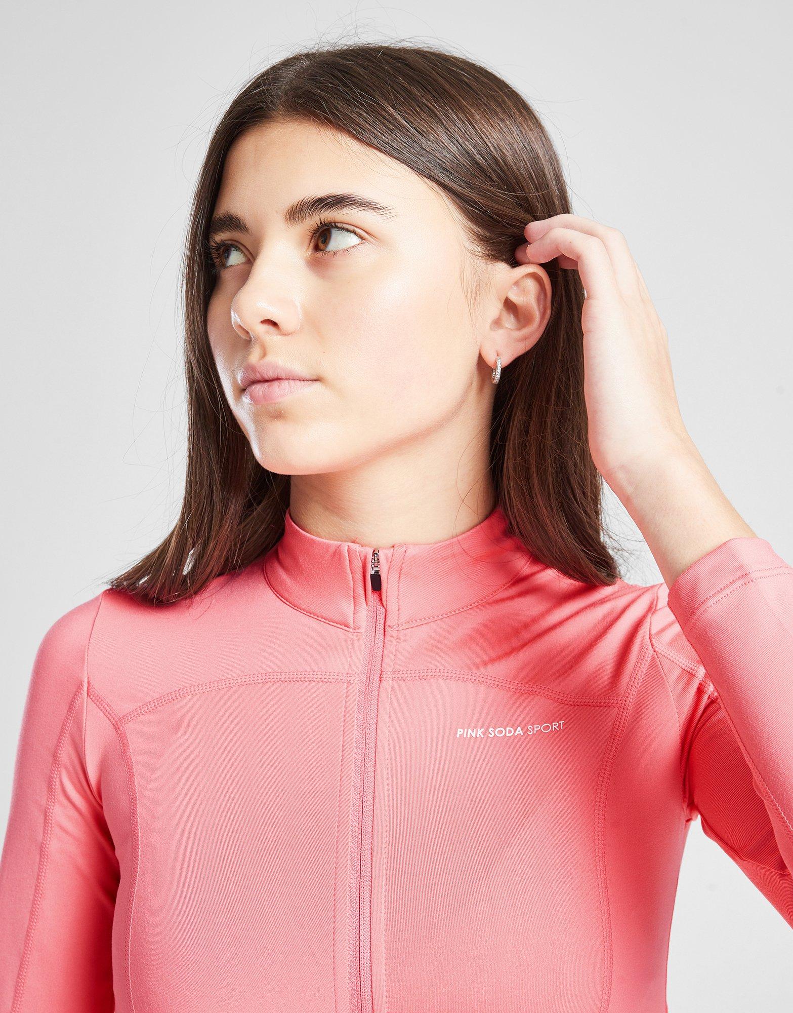 Pink Soda Sport Haut Zippé Fitness Form Junior