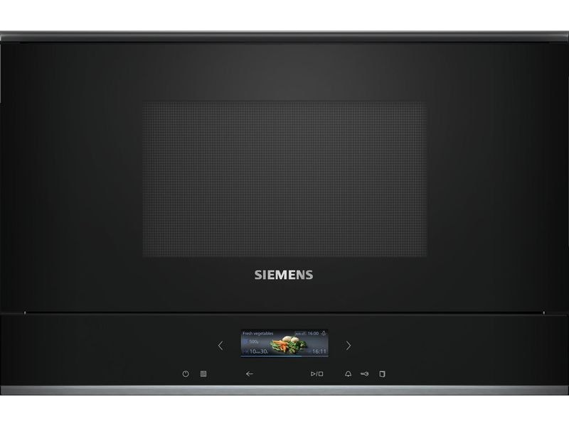 Siemens Einbaumikrowelle iQ700 BE732L1B1C Schwarz Einbau-Mikrowellengerät