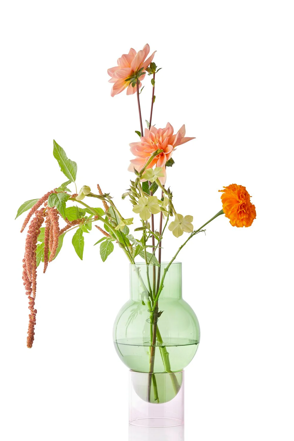 Studio About  Bubble Tube Large vase, grøn - H27 cm.