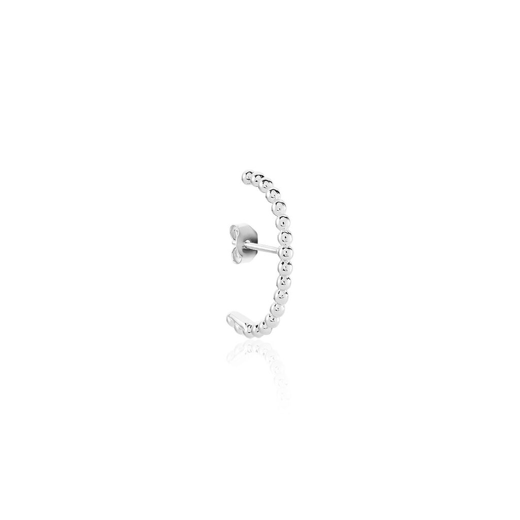 Bijoux D'oreilles Krabi Argent Blanc