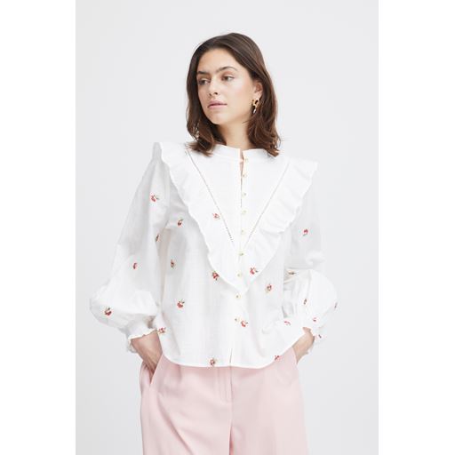 Atelier Rêve Toulouse Bluse, Cloud Dancer, 38
