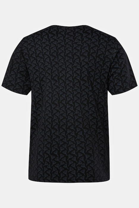 Schlafanzug, kurzer Zweiteiler, T-Shirt mit Print, Shorts, bis 8 XL