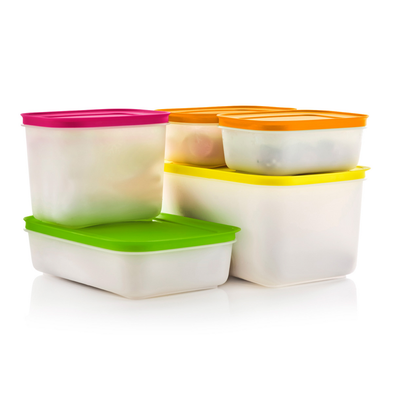 Mittleres Eiskristall-Set (5) Das Gefrierbehälter-Set für mehr Ordnung im Tiefkühlschrank