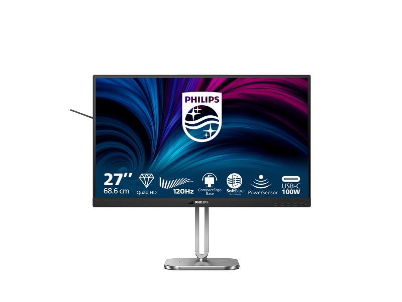 Philips Monitor 27B2U4601/00 27'' LCD-Monitor mit Quad HD und USB-C-Anschluss