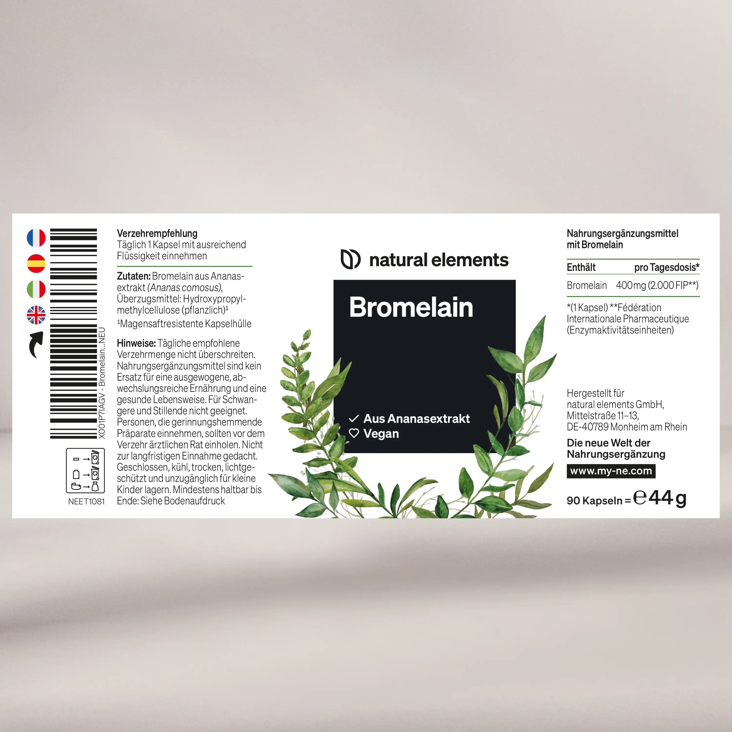 natural elements Bromelain