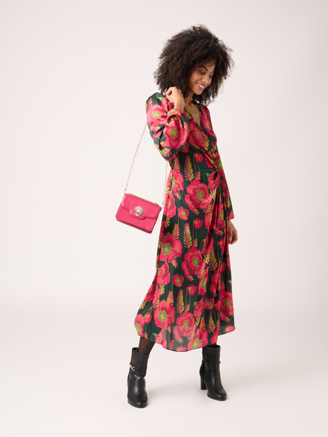 Robe longue fleurie