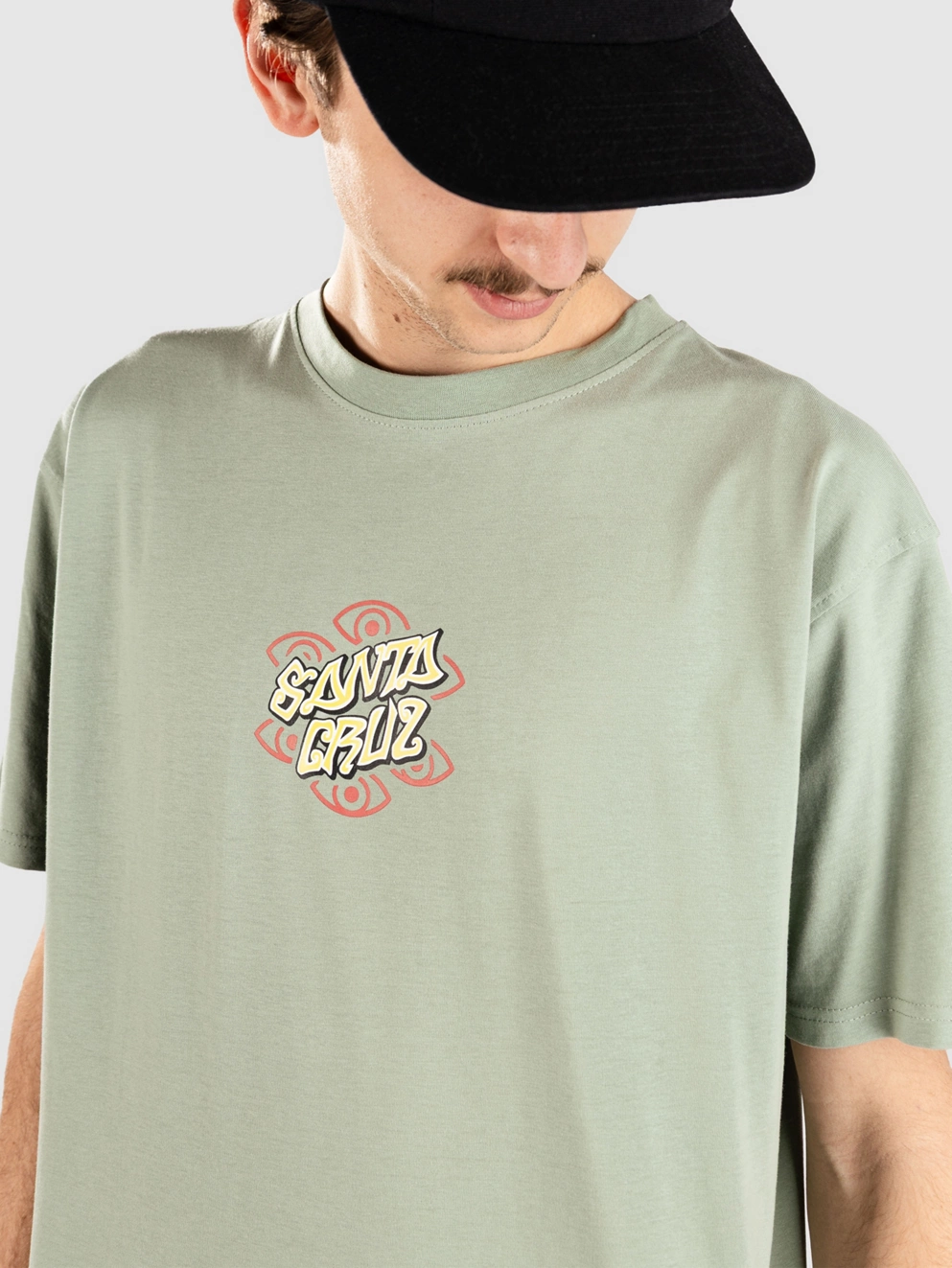 Santa Cruz Salba Eyes Dot T-Shirt moon rock