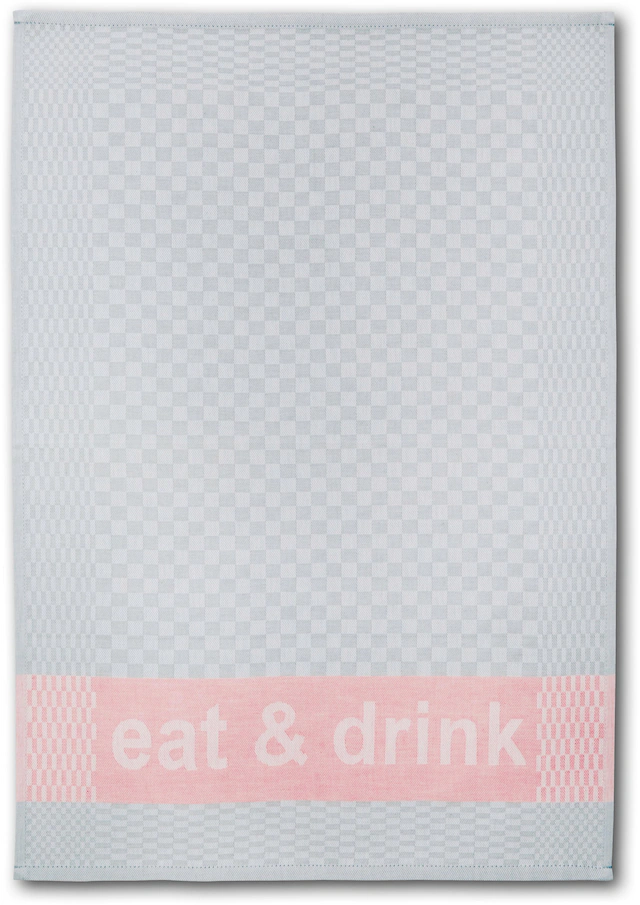 Dyckhoff Geschirrtuch »Eat & Drink, Masse je Tuch ca. 50x70 cm« mit drei verschiedenen Motiven