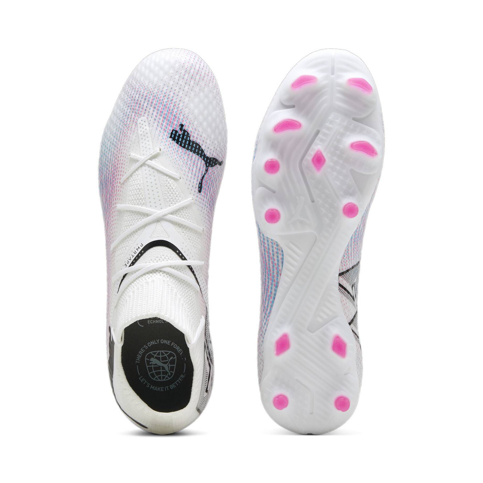 Puma| Herren Fußballschuhe Rasen und Kunstrasen FUTURE 7 PRO FG/AG white-black