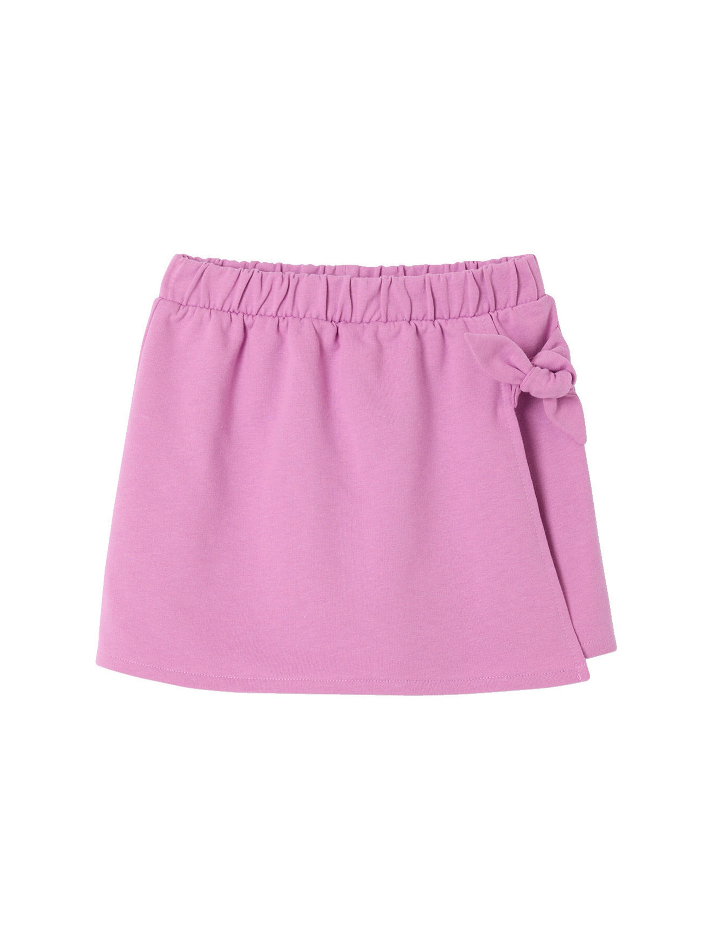 Vertbaudet Mädchen Hosenrock, Sweatware mit Recycling-Polyester violett