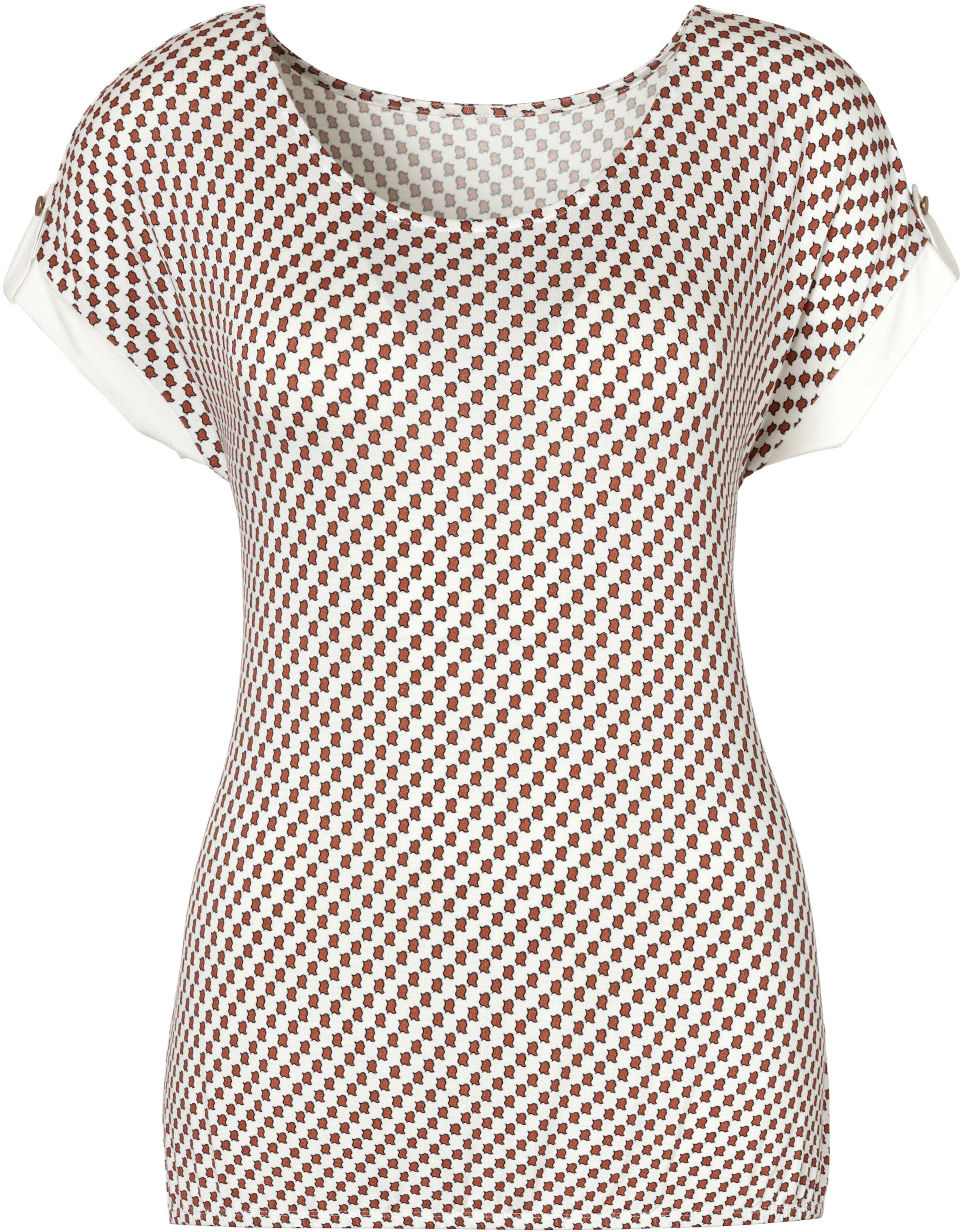 Vivance Kurzarmshirt in weiß