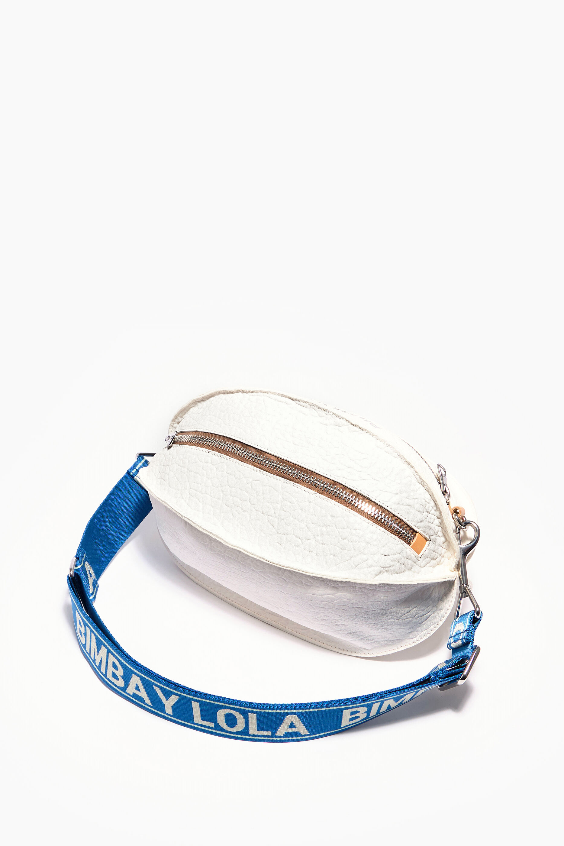 Bolsa Ball Bag tamanho G em couro branco