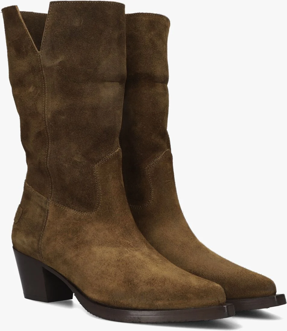 SHABBIES bruine shabbies enkellaarsjes lure mid boot
