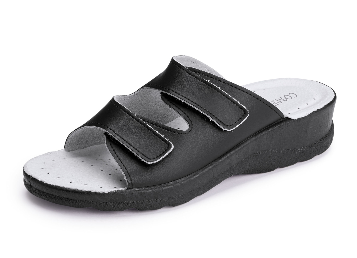 Zweierpack Pantoletten aus Nappaleder