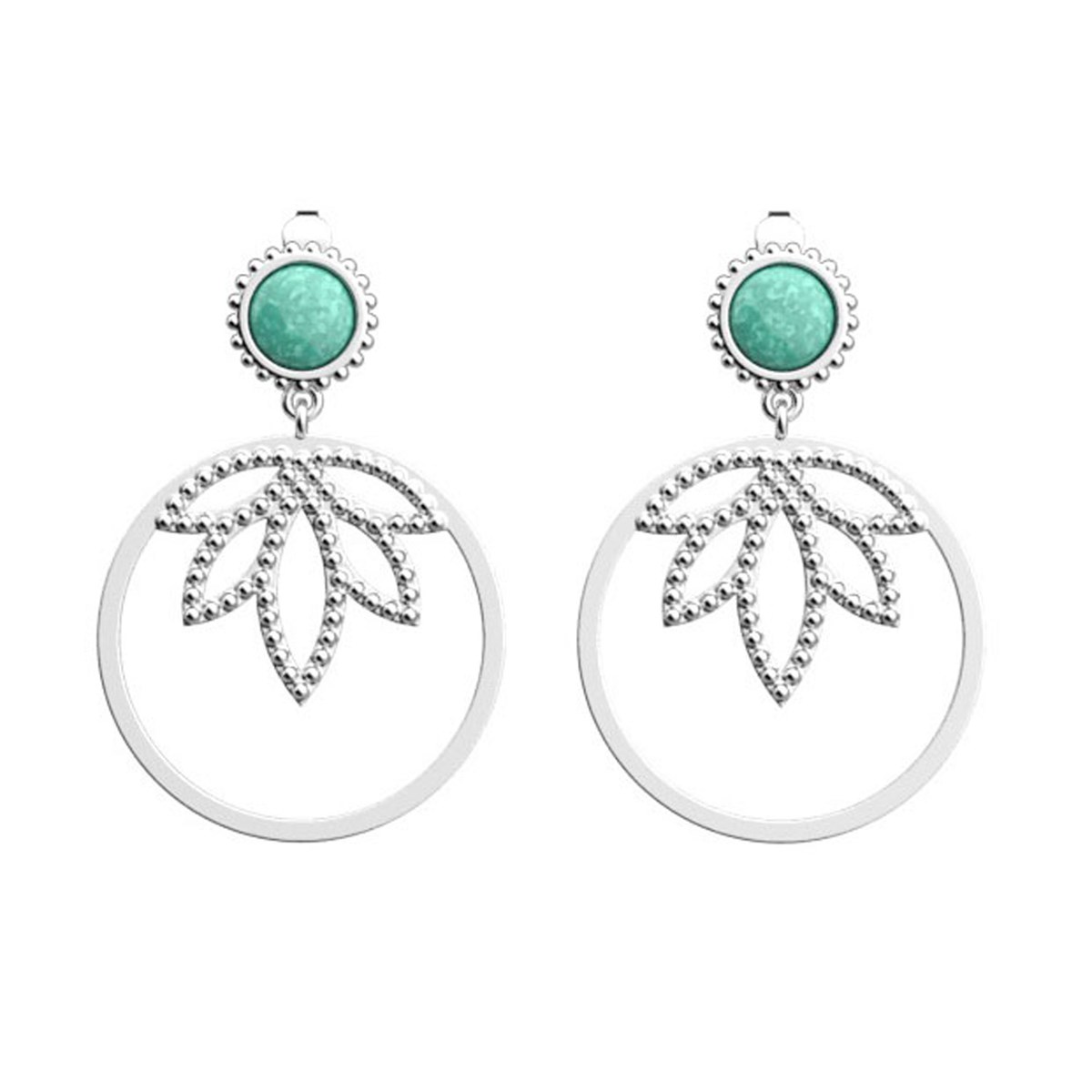 Boucles d'oreilles Les Georgettes Lotus PerleCollection Les Cadettes