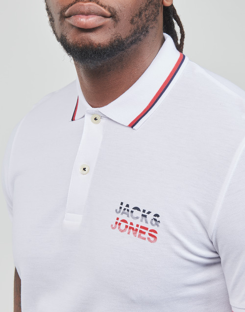 Jack & Jones - JJATLAS POLO SS - Blanc