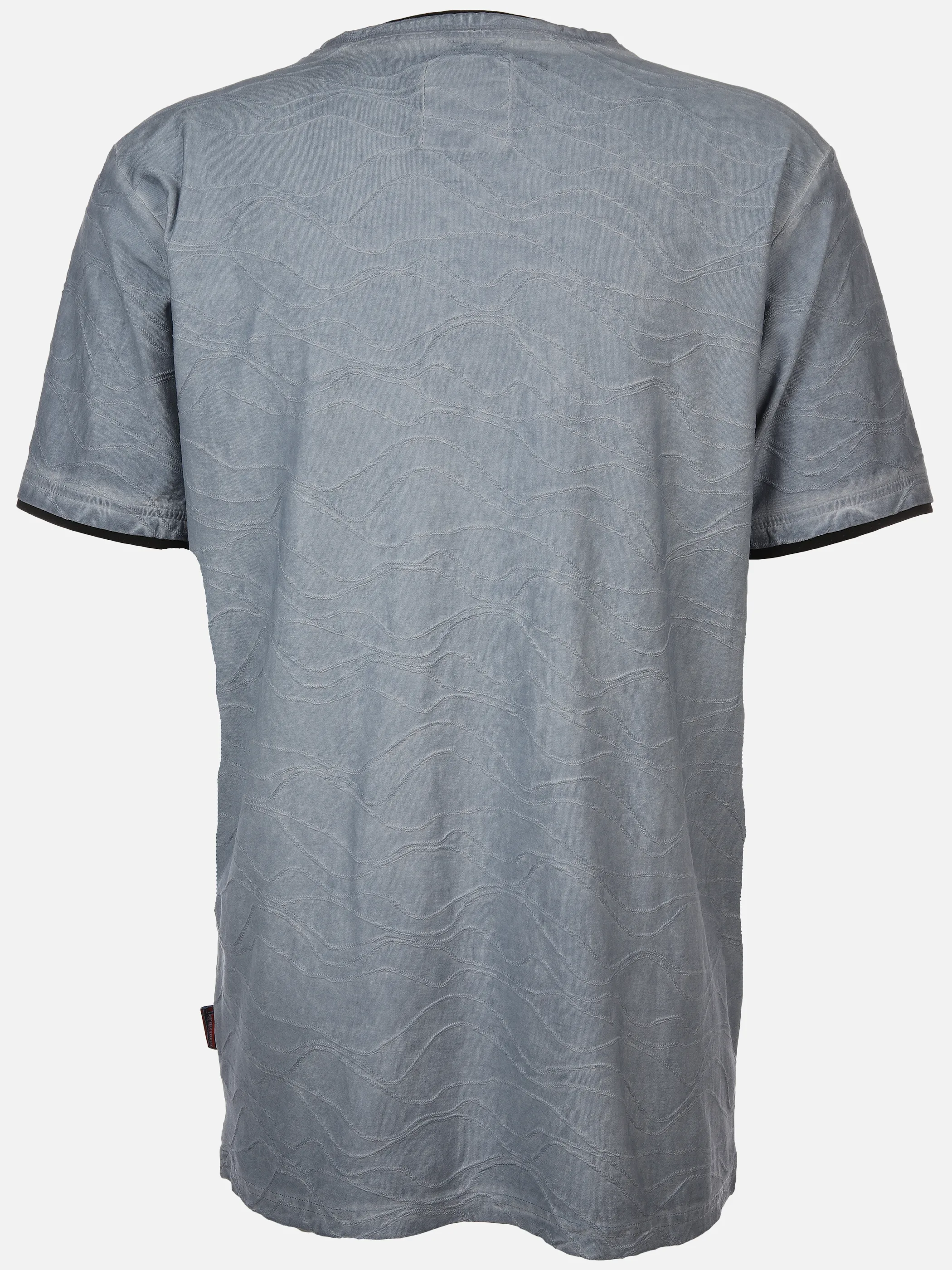 Herren Henleyshirt mit 2in1 Kragen