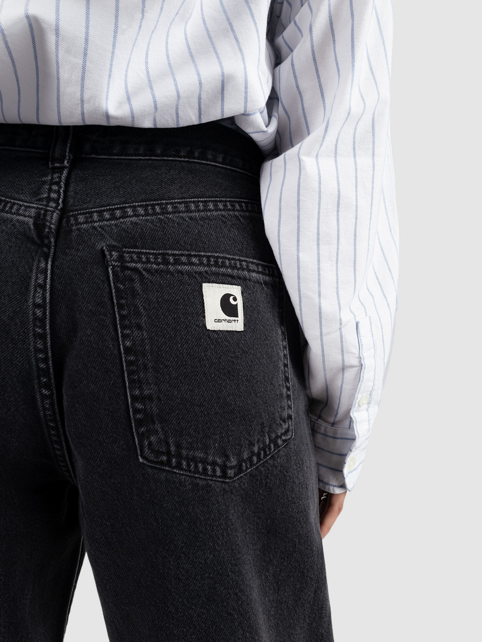 Carhartt WIP Jane Jeans black heavy stone wash