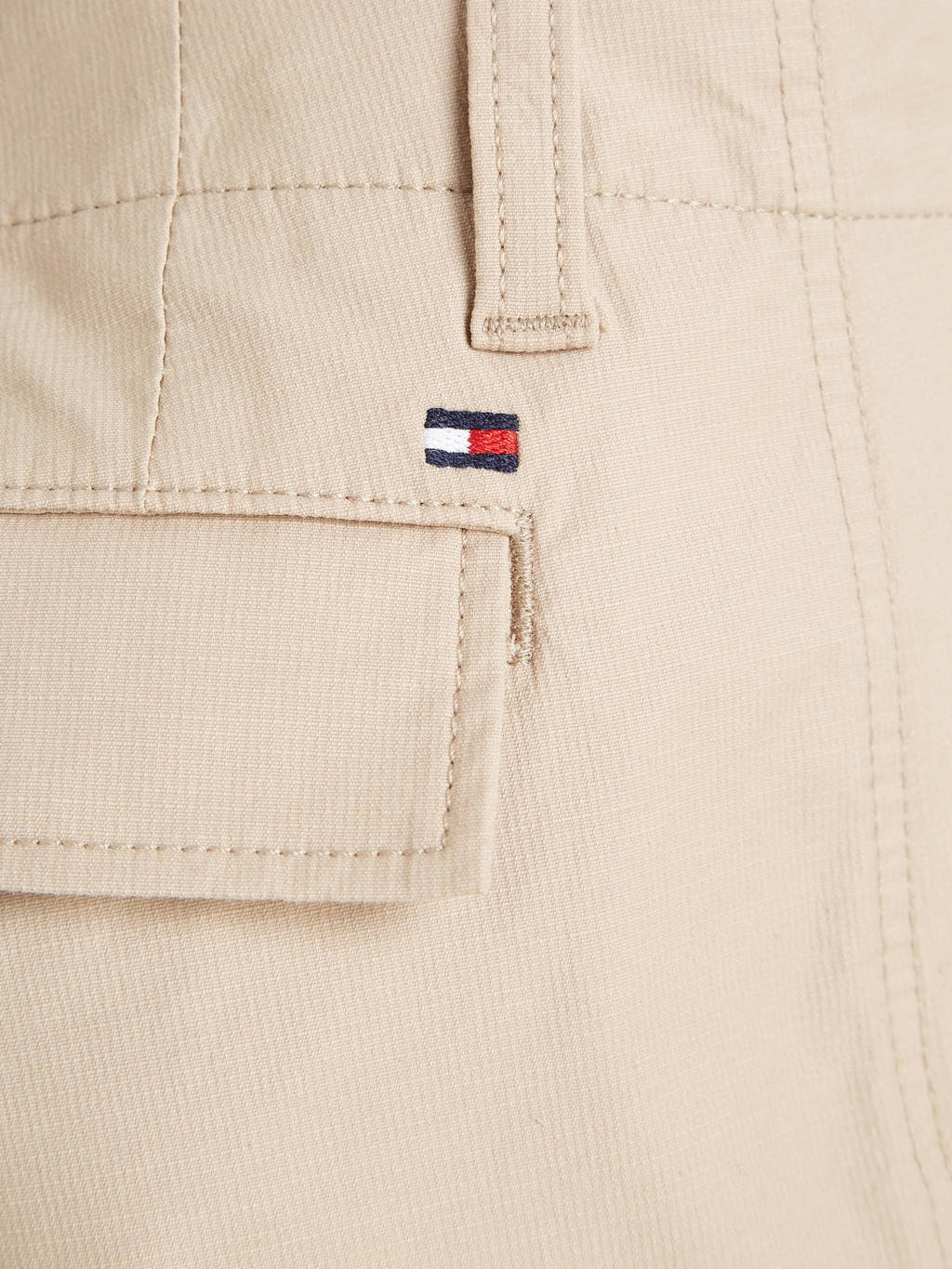 Tommy Hilfiger straight fit cargobroek CHELSEA beige