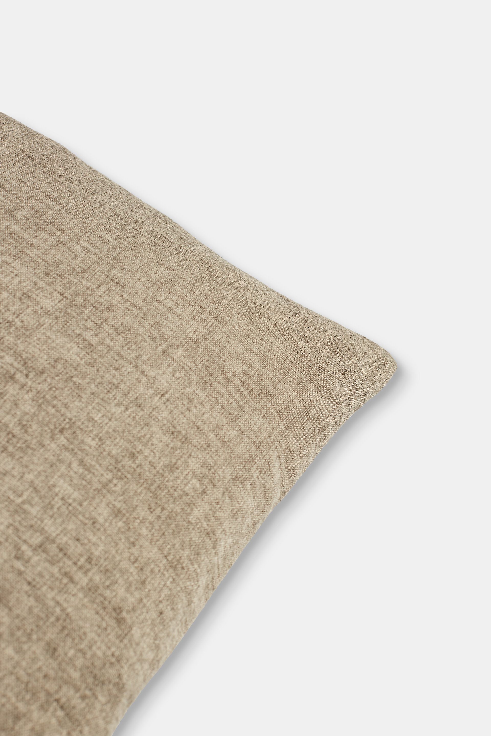 Housse de coussin en mélange de matières à teneur en micro velours
