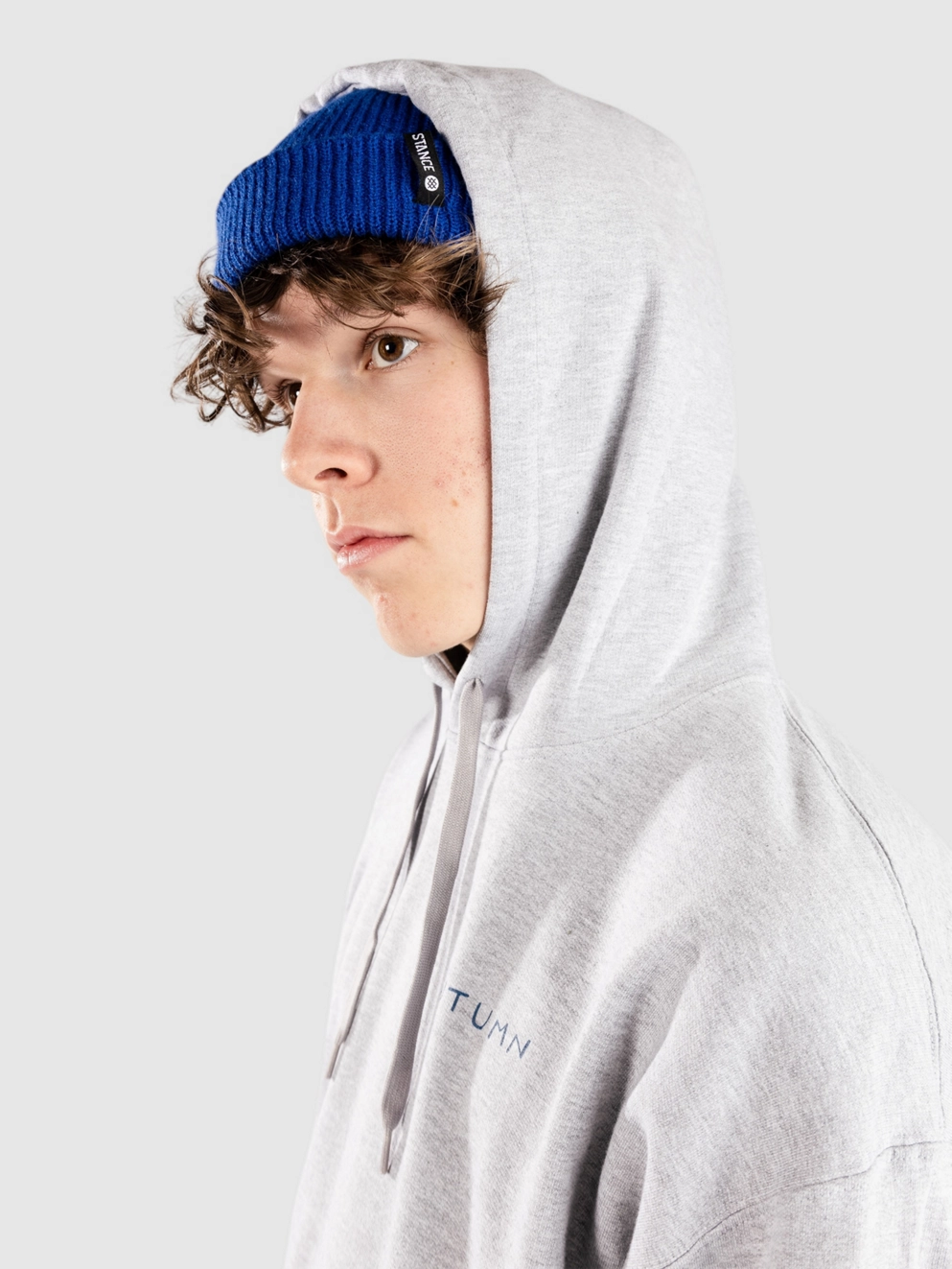 Autumn Headwear Skateboard Man Hoodie heather grey