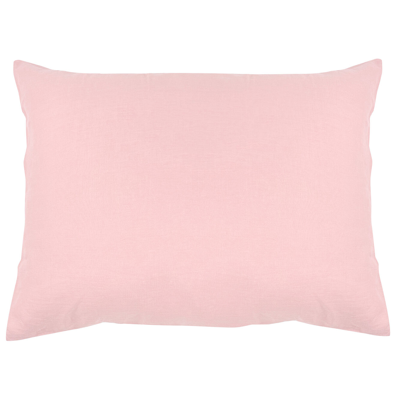 United by Perle de coton 2 Taies d'oreiller 100% Lin lavé roses
