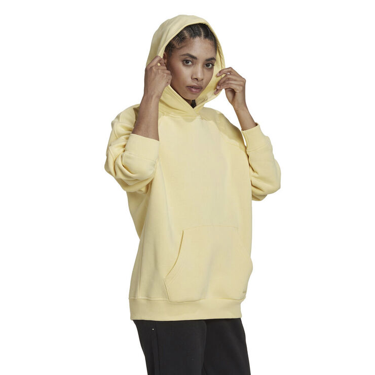 adidas ALL SZN Fleece Boyfriend hættetrøje Gul