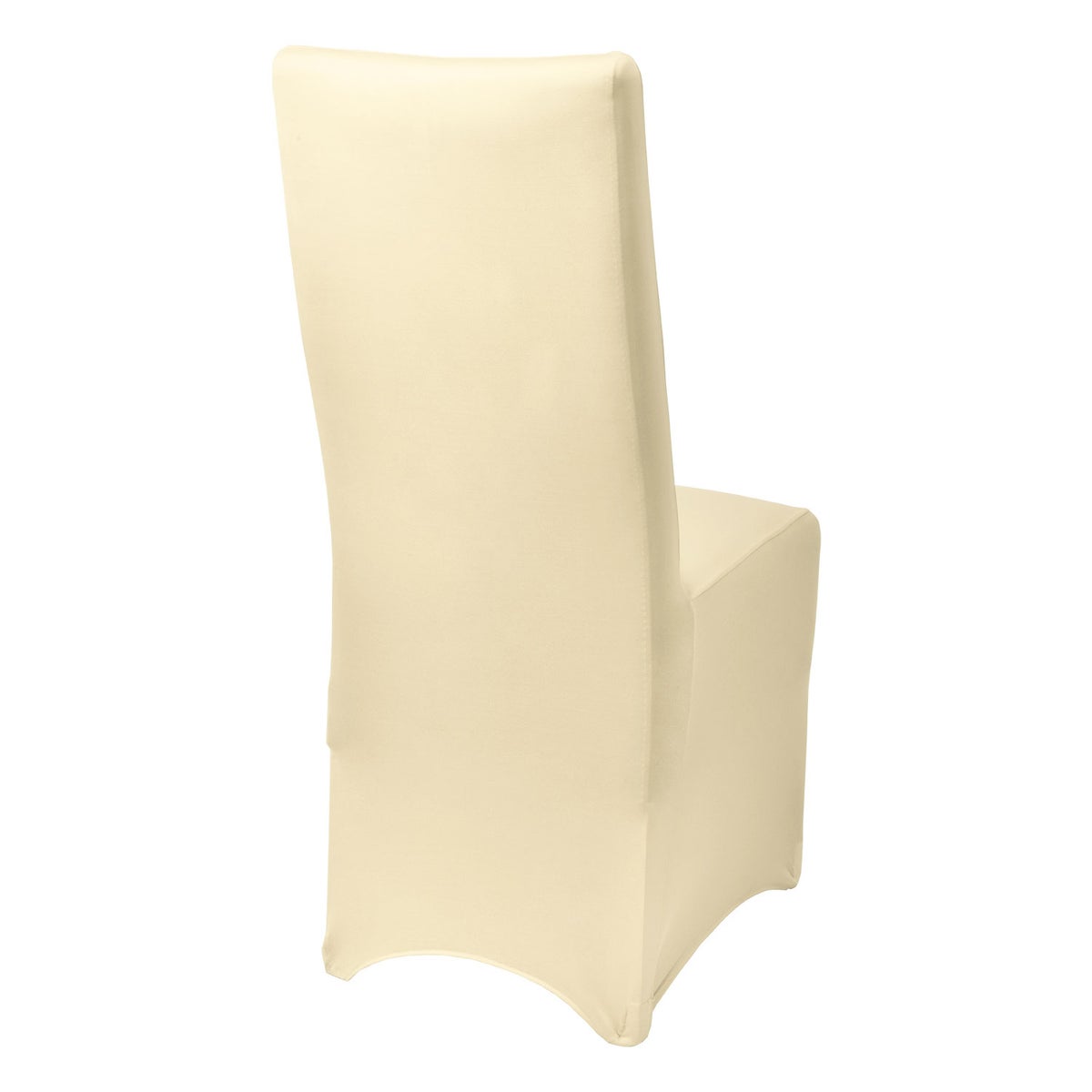 Beautissu Leona stoelhoes 95x45cm crème stretch banket