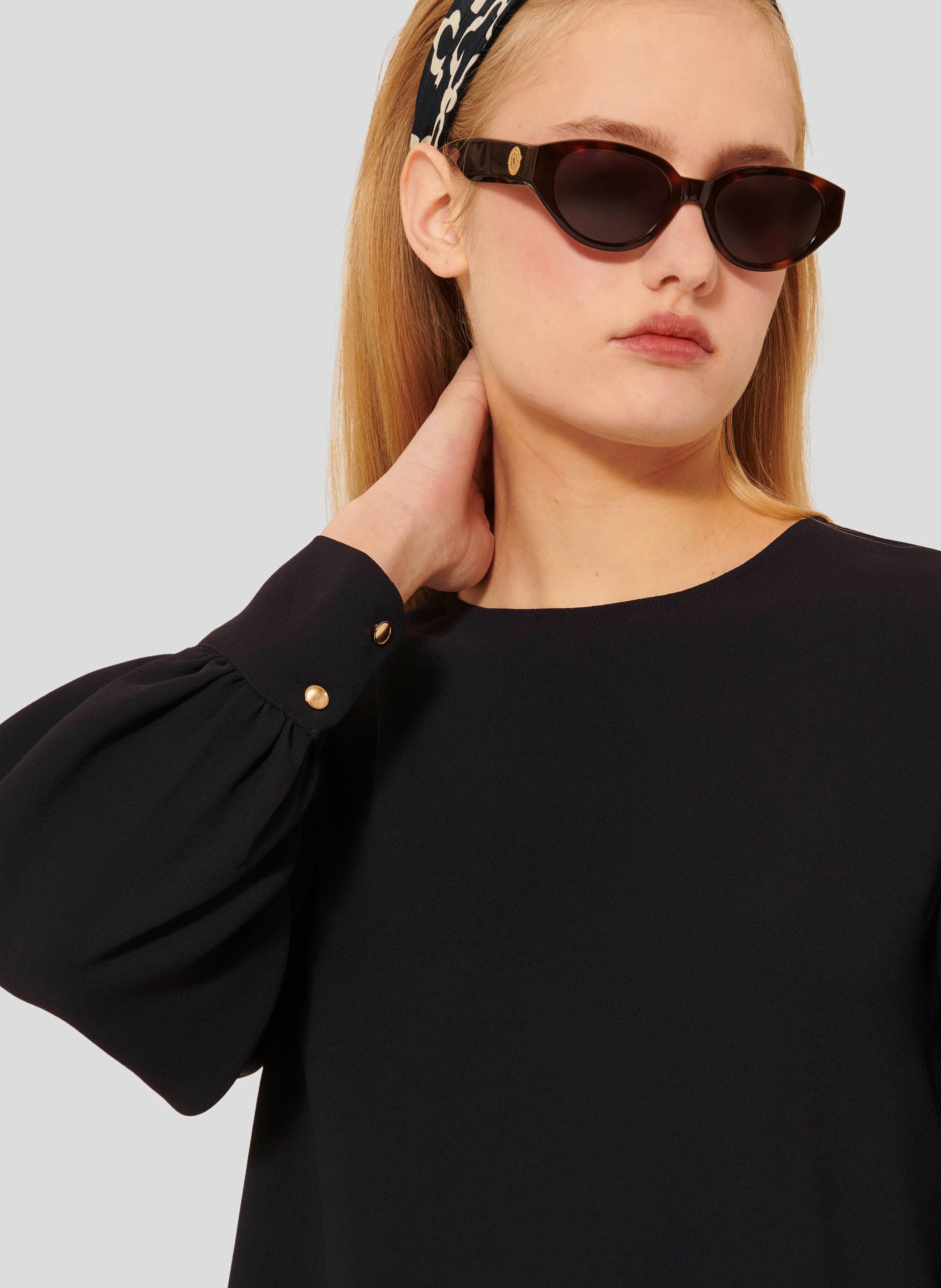 TACCI - Top ample manches longues| Bleu