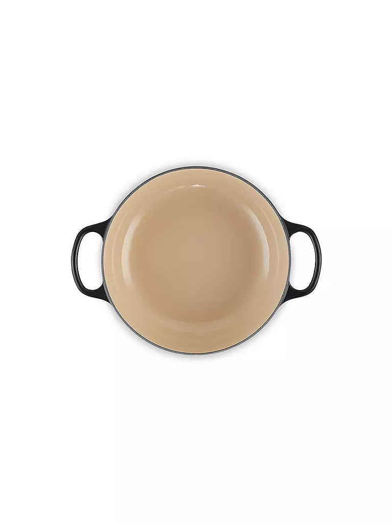LE CREUSET Sauteuse SIGNATURE 24cm Schwarz schwarz