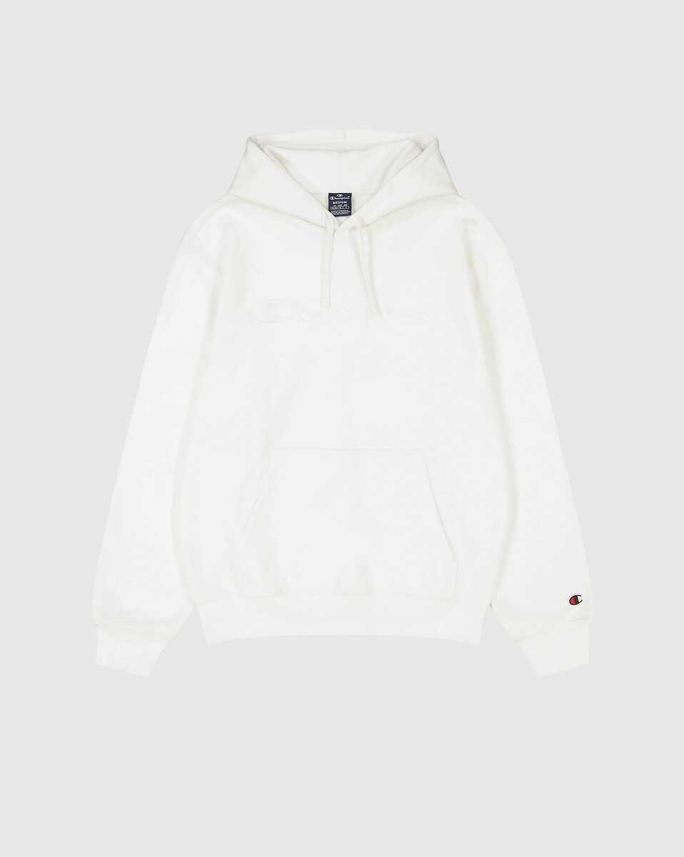 CHAMPION<br>Moletom com capuz e logotipo bordado grande