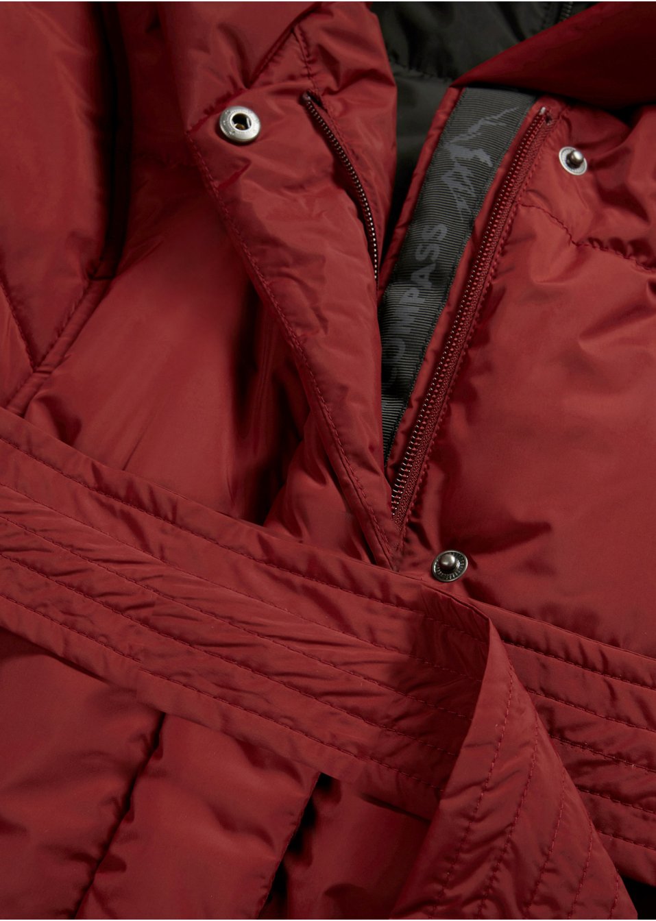 Manteau outdoor imperméable style 2 en 1 avec ceinture