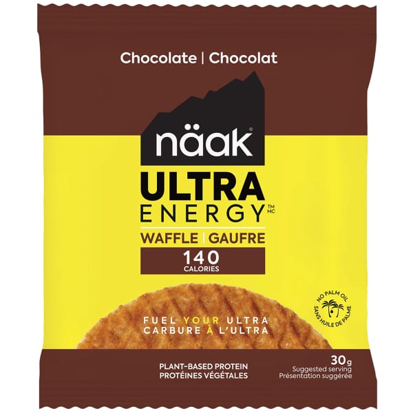 Barres énergétiques NAAK ULTRA ENERGY WAFFLE CHOCOLATE 30G