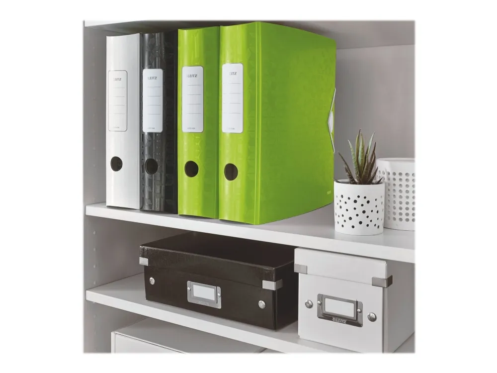 Brevordner Leitz Active WOW A4/80mm grøn - (5 stk.)