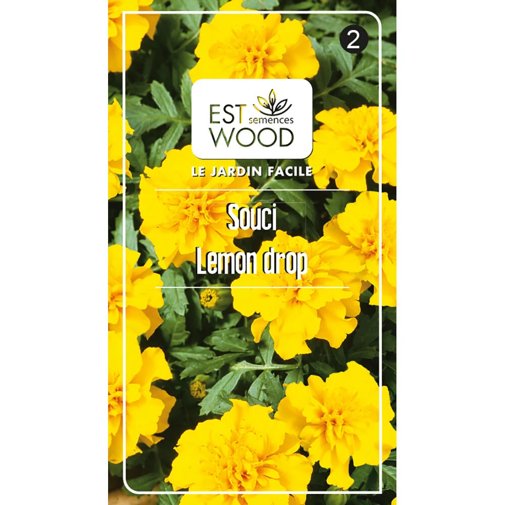 Semence graines de Souci Lemon drop jaune 1 gr